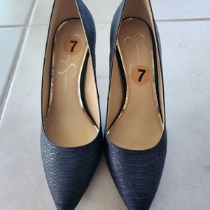 Jessica Simpson black stilletos